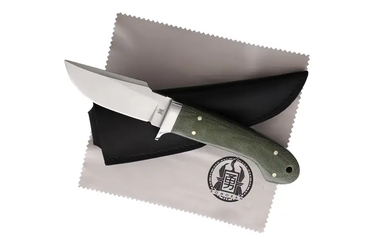 Komoran Fixed Blade Green Micarta KO026 - view 2